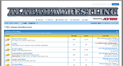 Desktop Screenshot of alabamawrestling.org